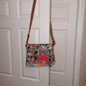 Sakroots floral crossbody bag
